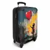 Meisje met ballon in graffiti stijl NBS - Handbagage koffer - Unisex middel -productfoto_3d