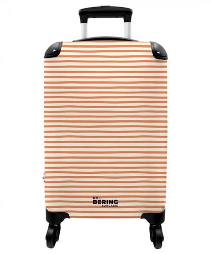 Streifendesign orange