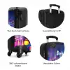 Neon nightcar NBS - Handbagage koffer - Kinderen Unisex middel zzzzzzzbolletjes_DE