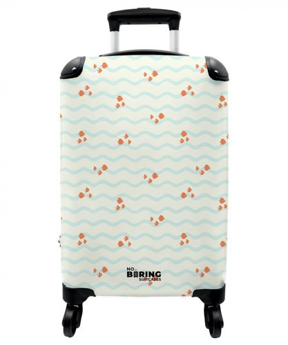 Meer mit Fischmuster orange blau