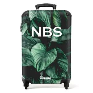 Koffer mit Name - Dschungelblätter