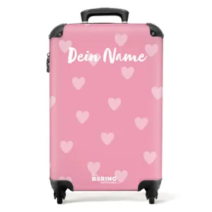 Koffer mit Name - Herzrhythmus