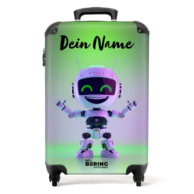 Koffer mit Name – Neon Nicky