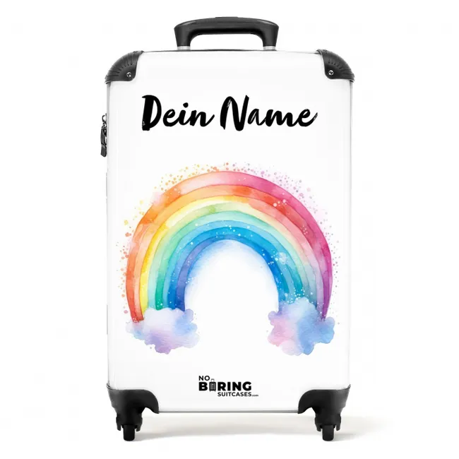 Koffer mit Name – Aquarell-Wunderbogen