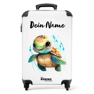 Koffer mit Name - Magnus Meeresschildkröte