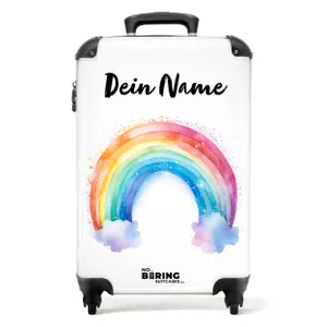 Koffer mit Name - Aquarell-Wunderbogen