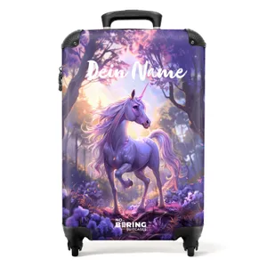 Koffer mit Name - Dina Traumeinhorn