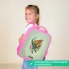 Dier - Dino - Natuur Kinderrugzak - Roze middel -sfeer3_DE