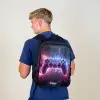 Game - Controller - Neon Rugzak - Zwart middel -sfeer8