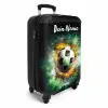 Voetbal on fire NBS - Handbagage koffer - Kinderen Unisex middel -productfoto_3d