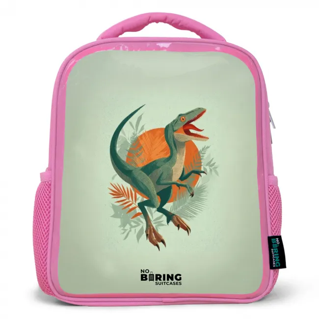 Kinderrucksack - Rosa - Tier - Dino - Natur