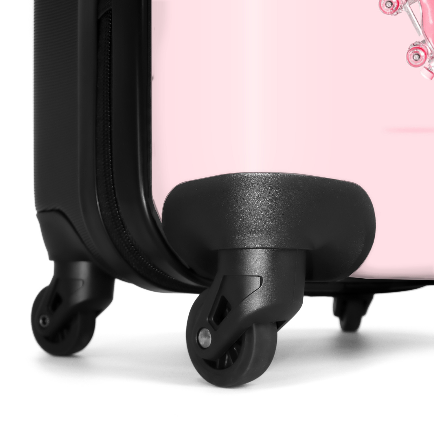 Rosafarbener Rollerflamingo