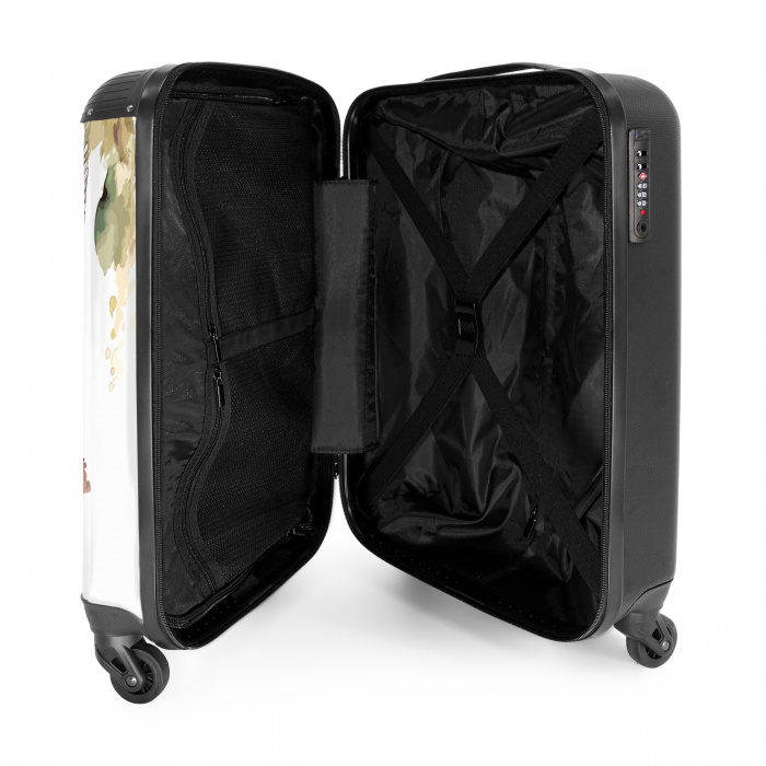 Timo tijger NBS - Handbagage koffer - Unisex middel -binnenkant