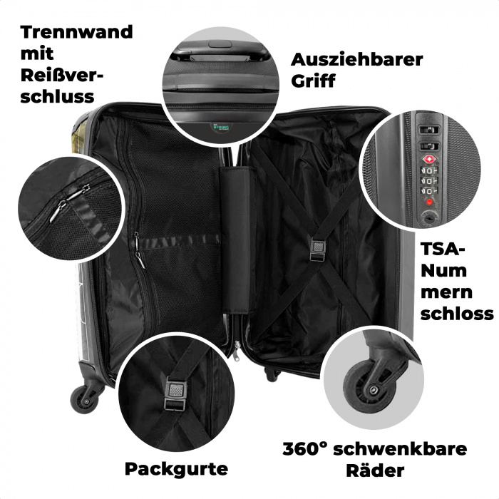 Timo tijger NBS - Handbagage koffer - Unisex middel Xsfeer7_DE