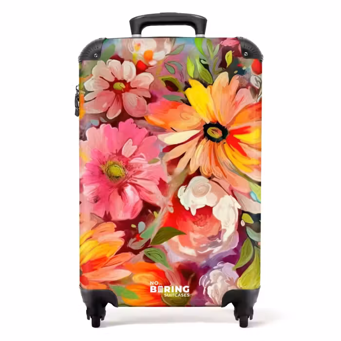 Koffer - Blumen - Kunst - Malerei - Botanisch