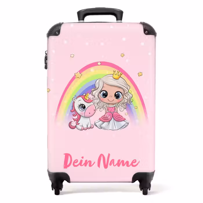 Koffer mit Name - Eva Einhorn Prinzessin