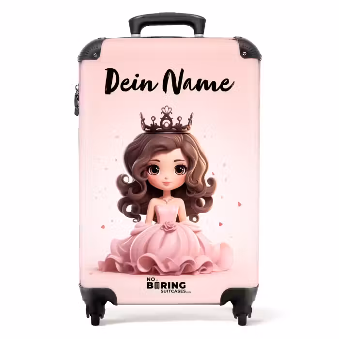 Koffer mit Name - Prinzessin Mohnblume