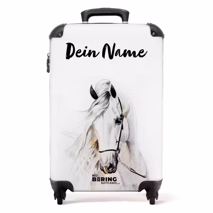 Koffer mit Name - Schneeflocke