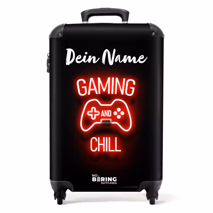 Koffer mit Name - Spielen und Chillen