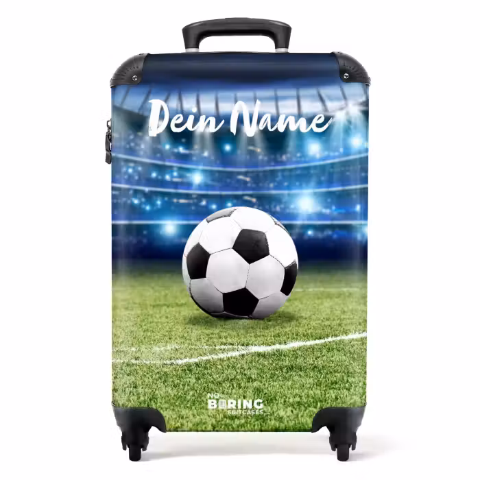 Koffer mit Name - Spotlight Fußball
