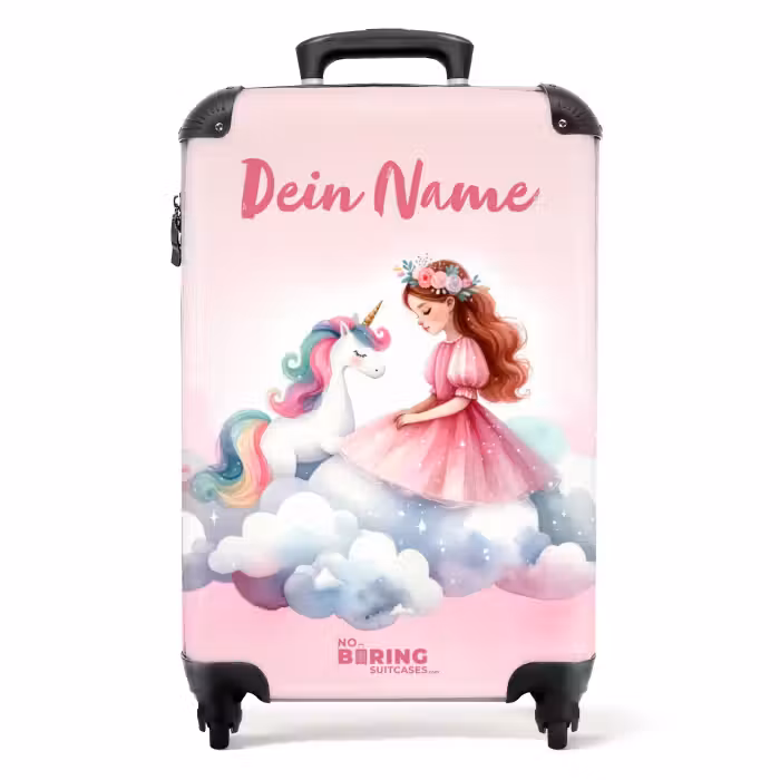 Koffer mit Name - Winnie Wolkenprinzessin