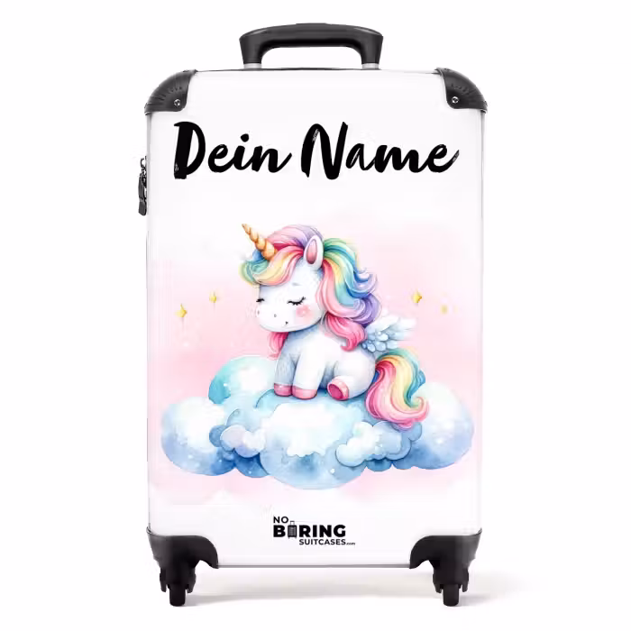 Koffer mit Name - Wolkenwanderer