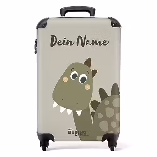 Koffer mit Name - David Dinosaurier