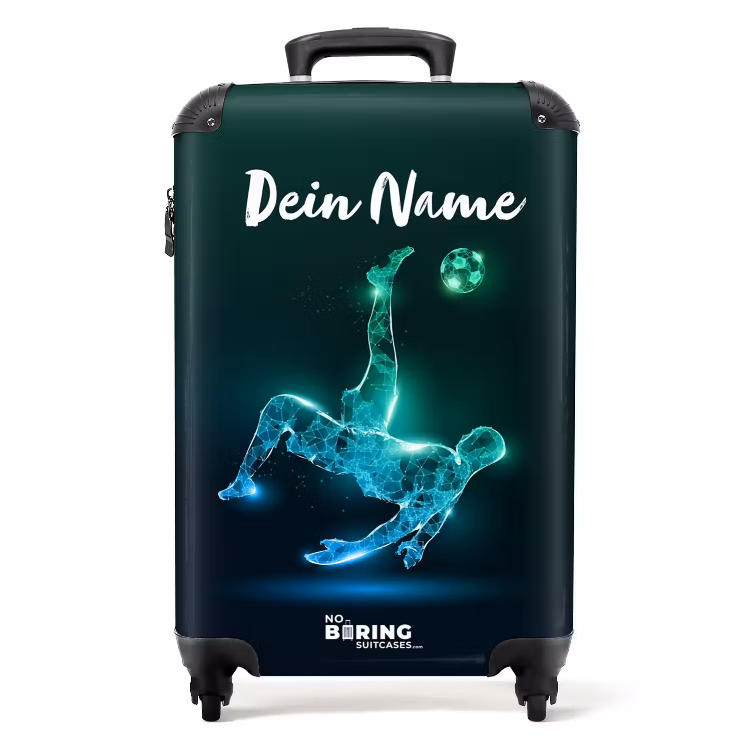 Koffer mit Name - Glühender Volltreffer