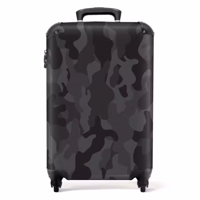 Koffer - Grüner Camouflage-Druck