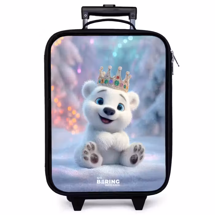 Kinderkoffer - Eisbär - Krone - Winter