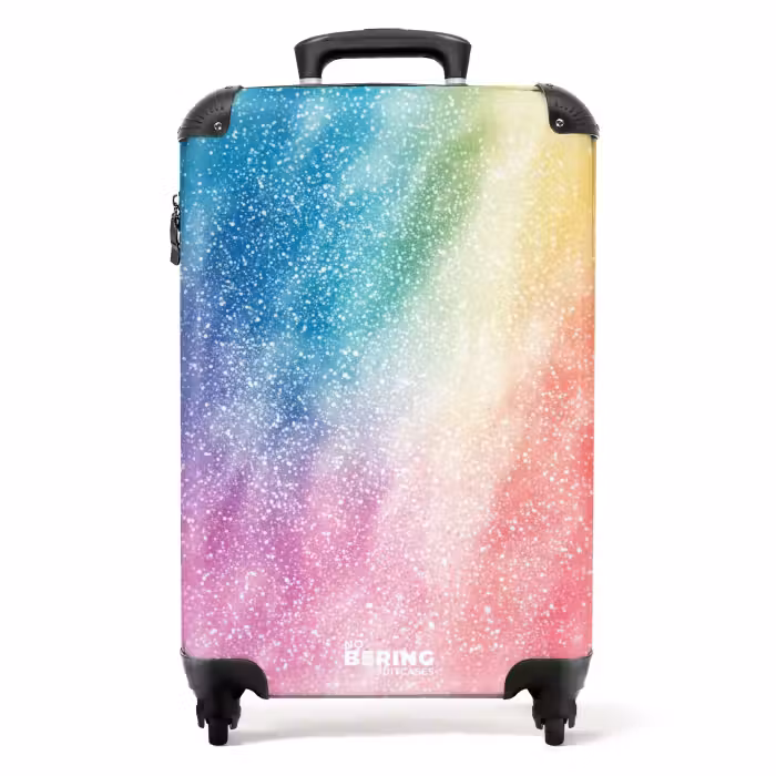 Koffer - Kinderkoffer - Funkelnder Regenbogennebel