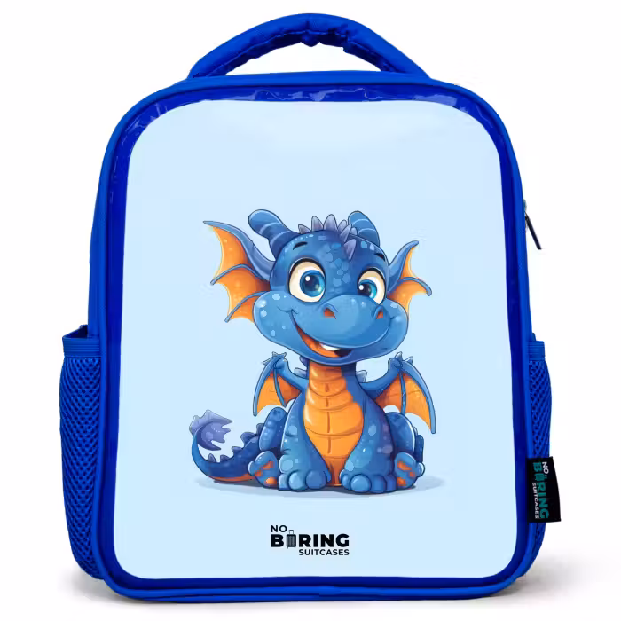 Kinderrucksack - Blau - Zwergdrache