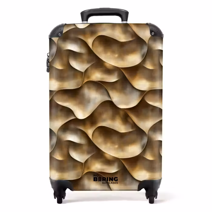 Koffer - Abstrakt - Antik - Gold