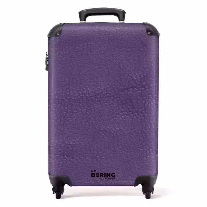 Koffer - Lederoptik violett lila