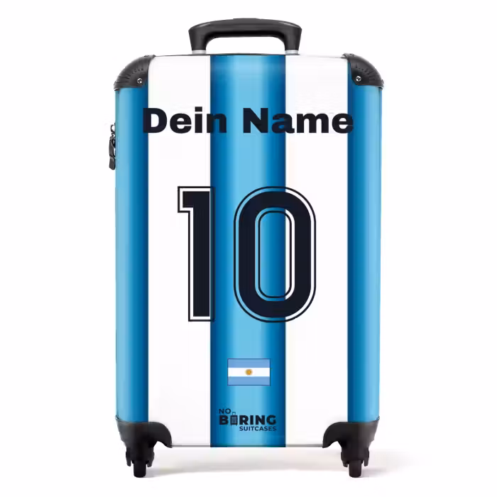 Koffer mit Name - Argentinien-Heimtrikot