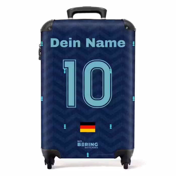 Koffer mit Name - Auswärtstrikot der deutschen Nationalmannschaft