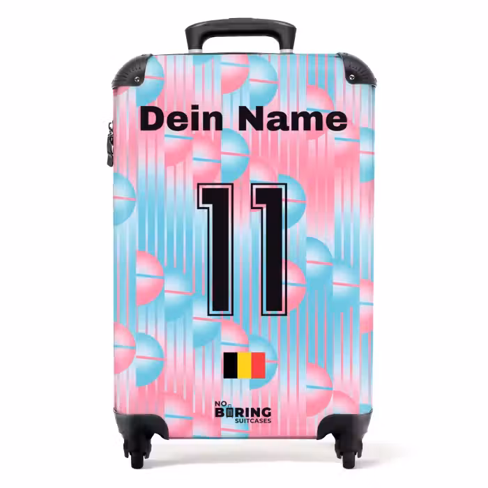 Koffer mit Name - Auswärtstrikot von Belgien