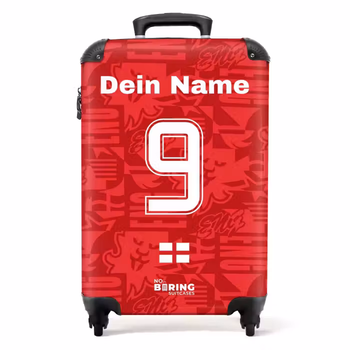 Koffer mit Name - Auswärtstrikot von England