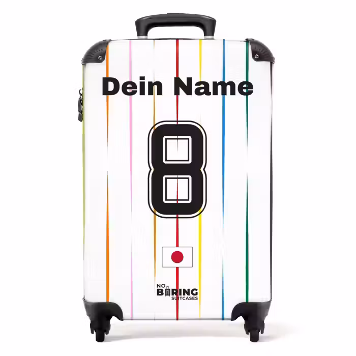 Koffer mit Name - Auswärtstrikot von Japan