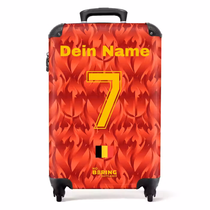 Koffer mit Name - Auswärtstrikot von Belgien