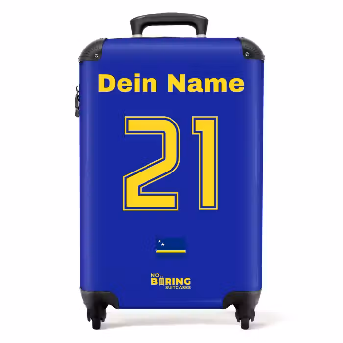 Koffer mit Name - Curaçao-Heimtrikot