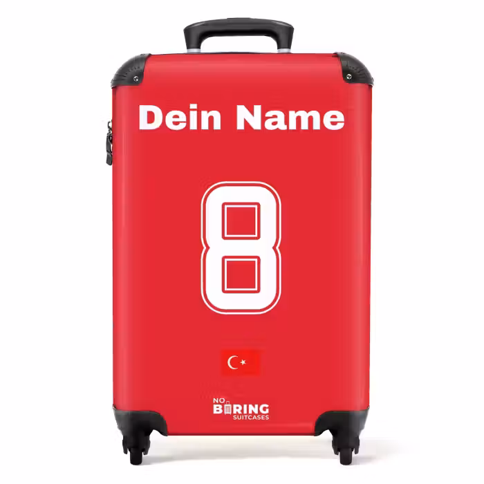 Koffer mit Name - Heimtrikot der Türkei
