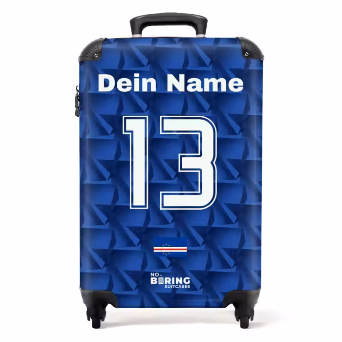Koffer mit Name - Kap Verde Heimtrikot