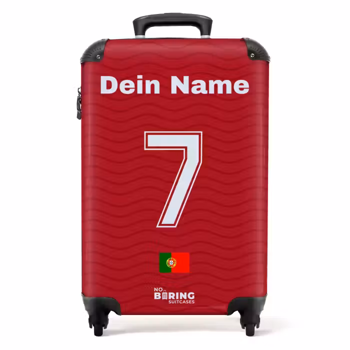 Koffer mit Name - Portugal-Heimtrikot