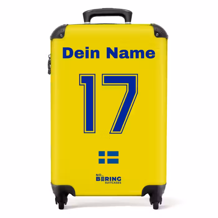 Koffer mit Name - Schweden-Heimtrikot