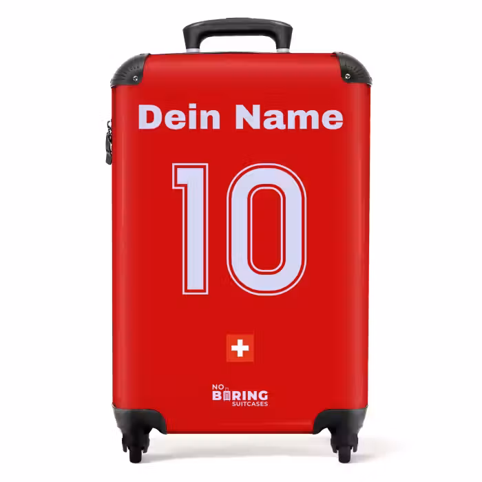 Koffer mit Name - Schweiz-Heimtrikot