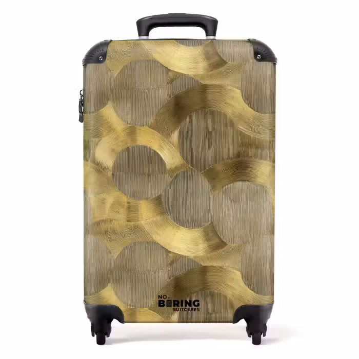 Koffer - Modern - Geometrisch - Gold