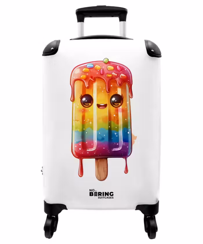 Koffer - Rubinrotes Regenbogeneis