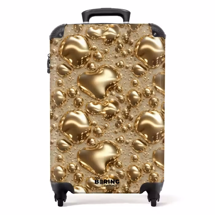 Koffer - Tröpfchen - Organisch - Gold