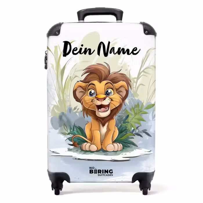 Koffer mit Name - Lenny Löwe
